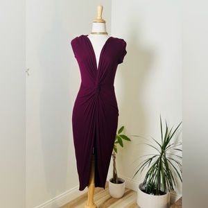 Sexy Haute Monde dress Size Medium color plum purple